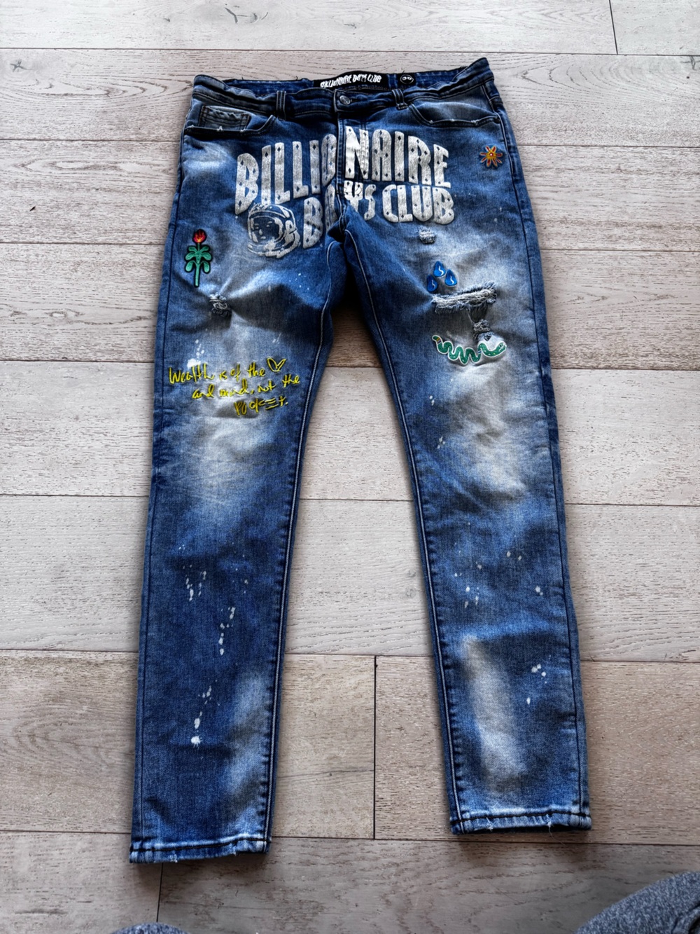 Billionaire Boys Club | Men's BB Trek Patch Jeans in Martian 38 (36x32) - Picture 11 of 15
